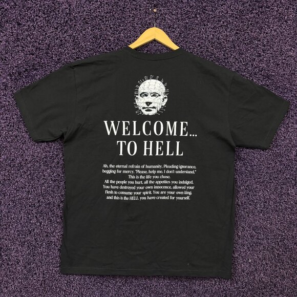 Hellraiser Pin Head Welcome To Hell tshirt size extra large - Picture 3 of 4